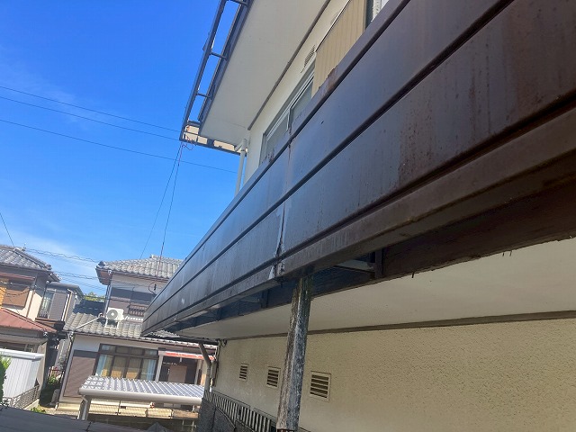 庇の目隠しパネル